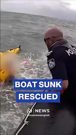 Two rescued after boat sinks in Australia