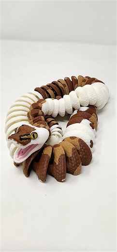 3D Printed Pied Ball Python: Realistic RAKI-BOX Design - Etsy