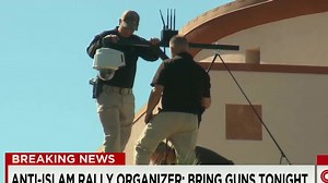 Armed protesters join Prophet Mohammed drawing rally