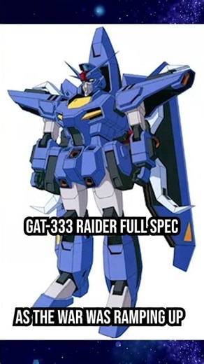 GAT-333 Raider Full Spec #gundam #gundamseed #astray #destiny