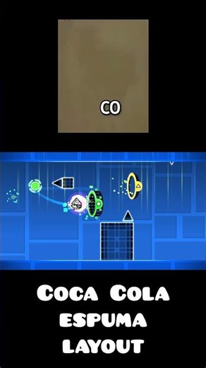 Coca Cola espuma layout #geometrydash #gd #gdshorts