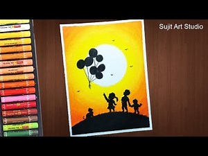 How to draw Children's Day drawing step by step