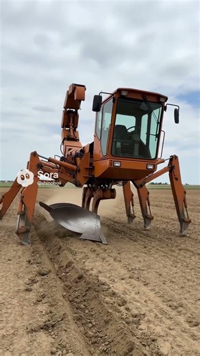 The Future of Farming: The Walking Scorpion Plow!