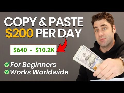 Earn $200 A DAY Online Copy & Pasting Videos For Beginners! (Make Money Online)