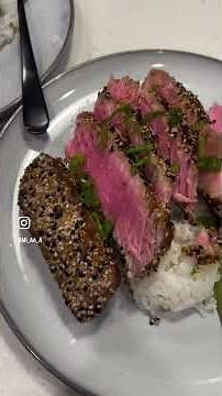 The BEST Sesame Crusted Ahi Tuna Steak!