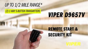 VIPER D9657V 1-Way Remote Start & Security System