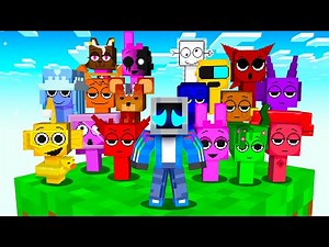 Locked on ONE CHUNK with EVERY SPRUNKI in Minecraft!