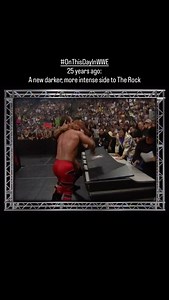 The Great One snaps after a Chris Benoit chairshot But Rock gets his revenge... A great build to their match at Fully Loaded Benoit went from losing in the first match at the previous PPV, King of the Ring, to the main event of the next #onthisdayinwwe | On This Day in WWE