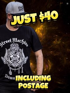 Grab dad a Street Machine t-shirt in time for Father's Day! https://shop.streetmachine.com.au/collections/fathers-day | STREET MACHINE