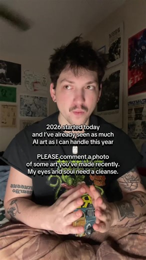 Show me what you’ve been working on. Hope this reaches artsy friends and strangers. #art #noai #drawings #artwork #aiisbad