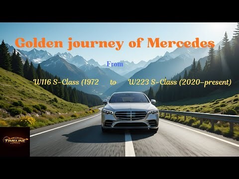 Mercedes S-Class Evolution ✨ From 1972 to Today | Timeline Motors