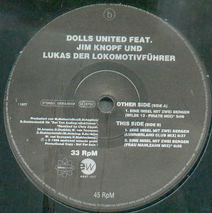 Dolls United Feat. Jim Knopf Und Lukas Der Lokomotivführer - Eine Insel Mit Zwei Bergen