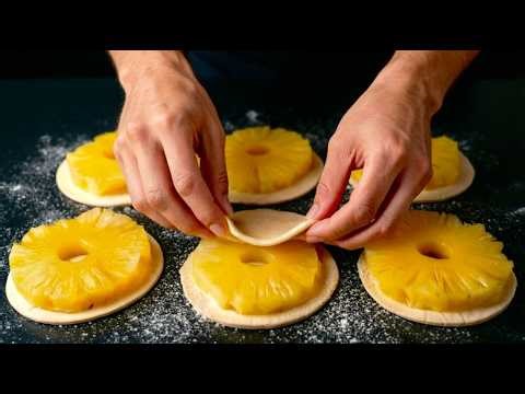 ITALIAN FAVORITE Pineapple Dessert in puff pastry! Best 5 minute dessert I have ever had!