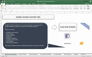 SHEQXEL ISO 9001 AUDITING TOOL »
