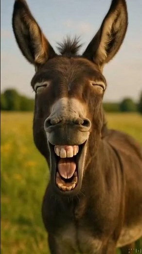 Funny Donkey Laughing!