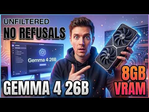 Gemma 4 26B vs 8GB VRAM! Unfiltered LM Studio Guide 🤯