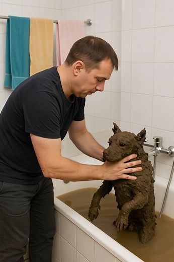 Jeg reddede et beskidt, fattigt dyr, og troede, det bare var en almindelig hvalp, men derhjemme, da jeg vaskede det, blev jeg skrækslagen, da jeg indså, at det ikke var en hund, men… 😱😱 Jeg arbejder på en kemisk fabrik. Fabrikken ligger næsten lige ved skovkanten — fra porten til floden tager det kun omkring ti minutters gang. Ofte går jeg hjem ad den vej efter mit skifte, langs floden. Den aften var det overskyet, og der hang en let tåge over vandet. Jeg var ved at dreje mod broen, da jeg lig