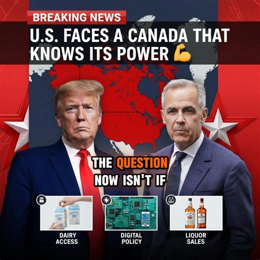 🔥 TRADE CLASH: Trump's tough demands on dairy, digital taxes & alcohol rules get a hard NO from Canada! 😠🇺🇸🇨🇦 💬 Full story: https://zwent.net/813/ Trump's high-pressure tactics flop big time — PM Carney stands firm with a red line, shocking US officials who thought Canada would buckle as usual. 💥🛑 After years of Trump expecting Ottawa to bend for market access, Carney's confident refusal highlights Canada's new strength in supply chains, energy, and alternatives. ⚡️🛡 Trump now deals wi