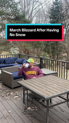 Gotta love the quick change in weather here! #minnesota #midwest #blizzard #snow #funny