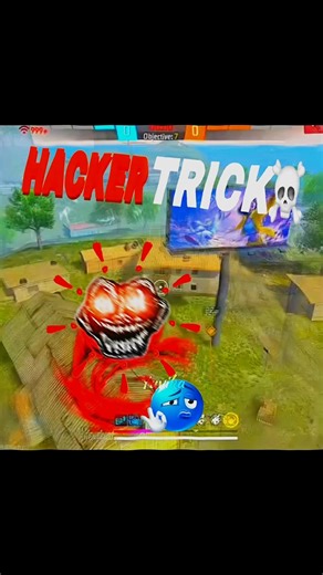 New Flying Hacker Trick ☠️🤯 #freefire #shorts #hackfreefire
