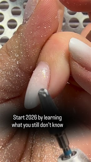 DS Academy | Beginner Gel Nail Courses Eccles - Manchester on Instagram: "Start 2026 by learning what you still don’t know, so you can finish it with results you don’t have yet. This isn’t just gel removal. This is control, precision and confidence with the e-file. Learning how to work with the drill properly changes everything: less damage, better prep, cleaner cuticles and faster services. E-file work is something I focus on deeply during my trainings especially in the upcoming 8th edition of 