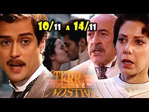 TERRA NOSTRA: NOVELA COMPLETA (11 à 15/11) Giuliana ABANDONA o FILHO e FOGE com Matteo!