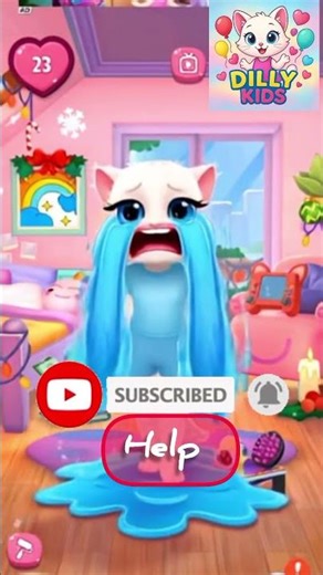 Angela is crying...she needs your help 🙏😭 #mytalkingangela2