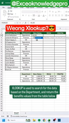 Learn XLOOKUP in 5 Seconds ⚡ | Excel Trick That 99% People Don’t Know 🤯