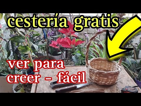 COMO hacer CANASTA de MIMBRE. secretos del arte milenario. diy, artesanias, manualidades.