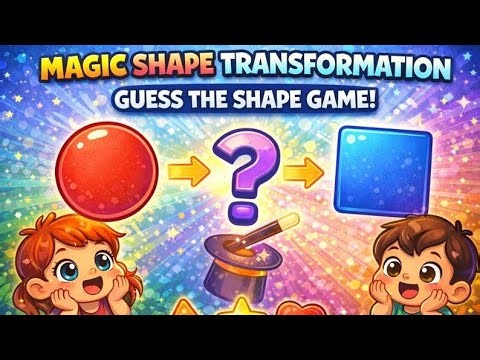 Guess The Shape Game 🔴 ⬜ ❤️