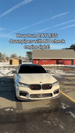 Kyle on Instagram: "How I run CATLESS downpipes and still have NO check engine light! DM me if you’d like to order the o2 spacers or any other parts! 🔌 ALL DETAILING NEEDS IN NY @diamonddetailing516 🧼🧼"