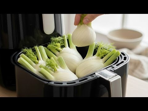 Fennel recipe in the air fryer in just 5 minutes...