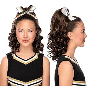 Curly Cheerleader 16" Hairpiece for Cheer and Dance (Cutie)