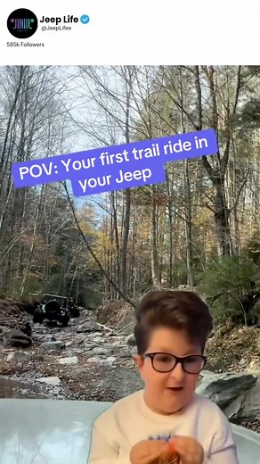 POV: You're First Trail Ride in your Jeep. 😂🙌 #fblifestyle #jeeplife #jeep #fyp | Jeep Life