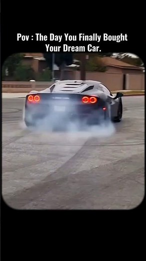 You Finally Bought Your Dream Car | #cars #ferrari #shorts