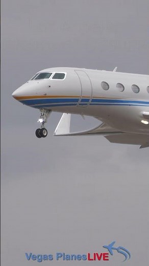 🏈✈️$70 Million Touchdown! Chargers' G650 Exec Jet Lands at LAS! #Gulfstream #G650ER #AvGeek #vegas