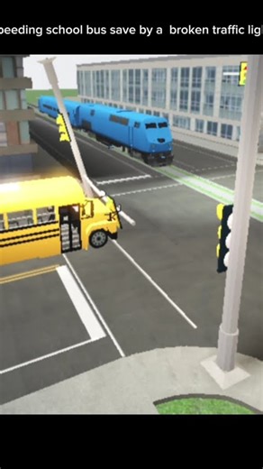 got saved by a broken traffic light #roblox #carcrashstudio