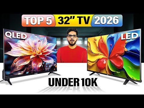 Best 32 Inch Smart TV in India 2026 🔥 | Top 5 TVs Under ₹10,000 🔥