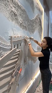 It’s time to work #foryourpage #reelfacebook #fb #artgallery #greatwallofchina #videos #artwork #reel #artist #viralshorts #view #reelsvideo #reelsviralfb #reelitfeelit #cute #art #review #video #reelsvideoシ | Muralist Mingyue
