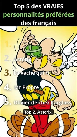 Top 5 des vraies personnalités préférées des français