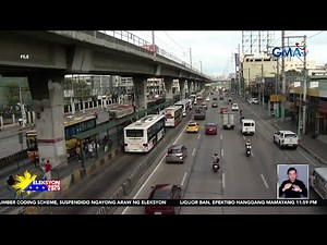 Suspendido ang expanded number coding scheme sa Metro Manila ngayong araw ng eleksyon | Eleksyon 2025 | Videos | GMA News Online