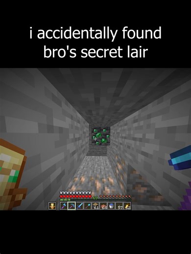 Discovering a Secret Lair in Minecraft