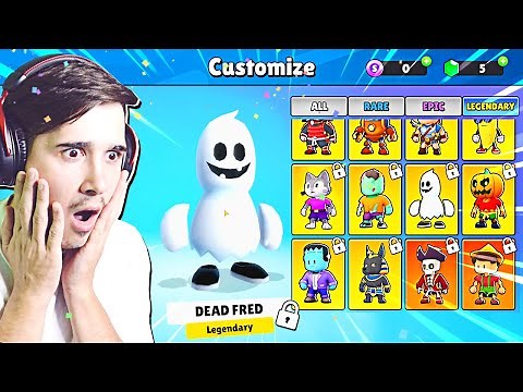 OVO SU SVI NOVI SKINOVI U STUMBLE GUYSU! :O