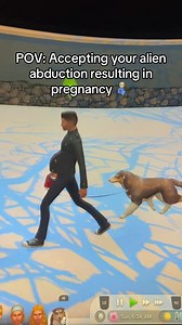 Alien abduction resulting in pregnancy - in about 2 decades of playing The Sims on and off, this is a first for me 😂✨ #thesims #sims4 #gaming