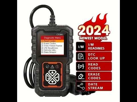 Scanner OBD2 CY3001: Sua ferramenta de diagnóstico completa!!!