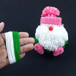 3.9K views · 15 reactions | DIY Gnome Christmas Ornaments - Super Easy Gnome Making Idea with Yarn | Cherry Blossom | Facebook