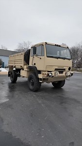 The M1078A1R is a Cargo Truck built to tackle almost any task! They're incredibly versatile, with some customers converting them into snow plow trucks, high-water rescue vehicles, expedition rigs, and more! #dieselpower #heavyequipment #4x4offroad | Midwest Military Equipment
