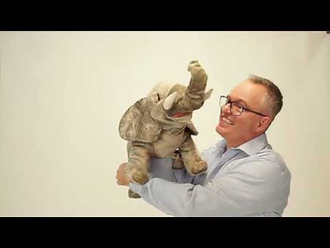 Folkmanis® Elephant Puppet Demo