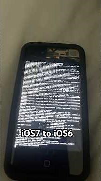 how to downgrade iPhone 4 iOS 7.1.2 to iOS 6.1.3 quickly! #iphone4 #ios7 #ios6 #cydia #jailbreak