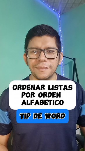 Cómo ordenar listas por orden alfabético en Word